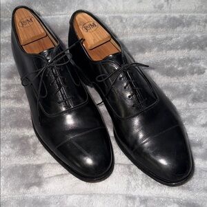 Johnston & Murphy Black Leather Aristocraft size 9